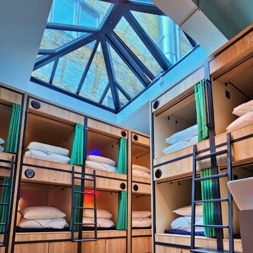 Pod beds at Clink 261 in London