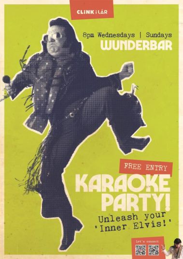 Evento noturno Clink i Lar Karaoke Party no hostel de Dublin