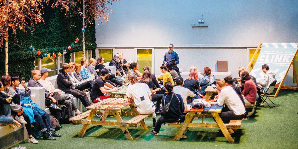 School group at Clinknoord Amsterdam