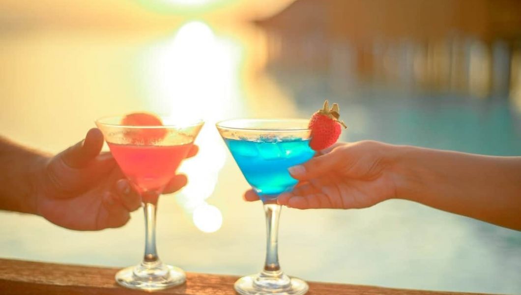 Sunset and mocktails