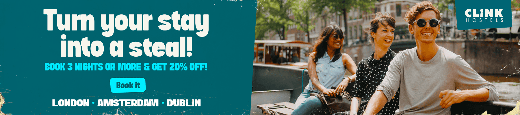 Stay 3 or more nights and get 20% OFF