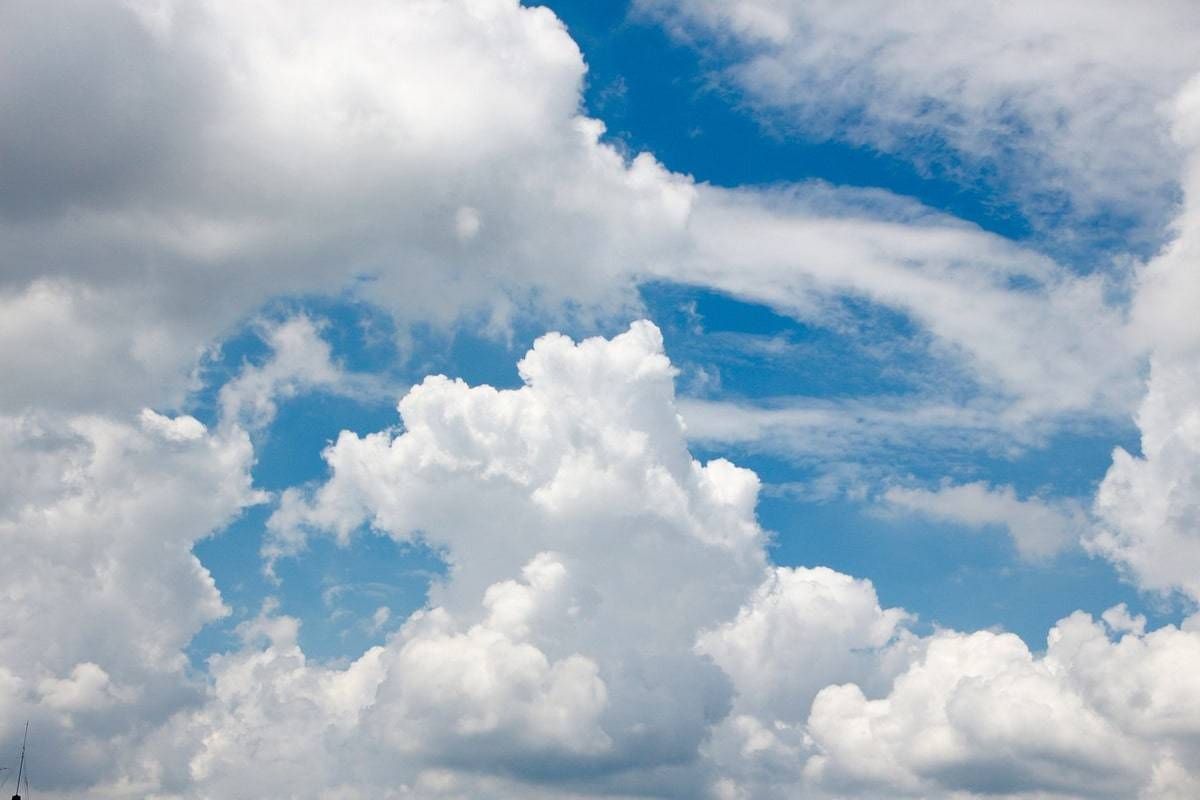 Sky with clouds