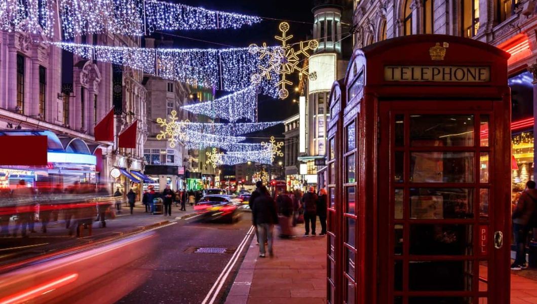 christmas lights in london