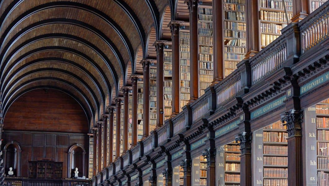 trinity college library in dublin
