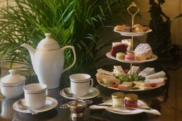 afternoon tea and sandwiches in London