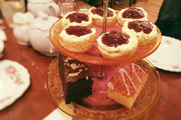 Cheap afternoon tea at Tea and Tattle in London