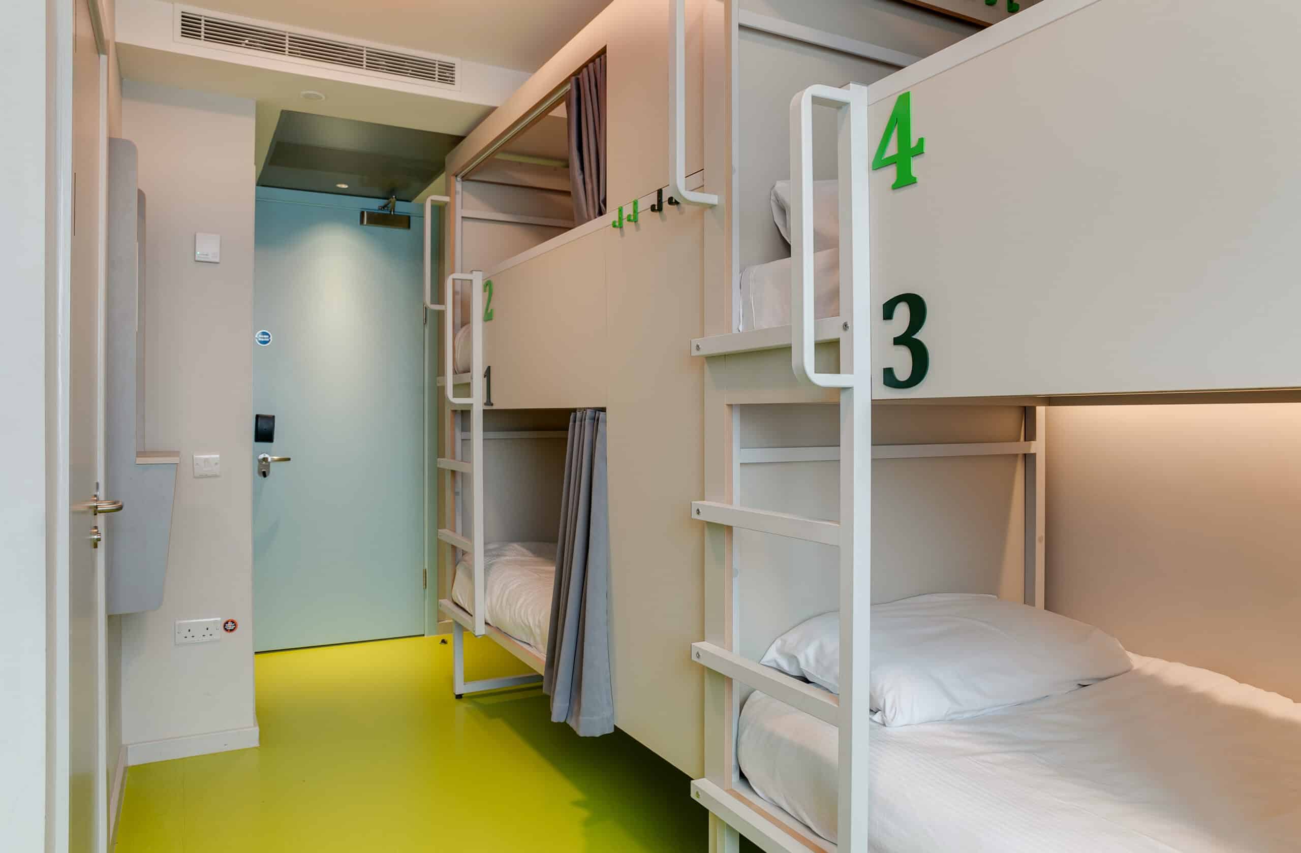 4 Bed dorm at Clink Dublin