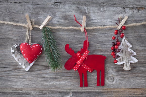 Homemade Christmas decorations