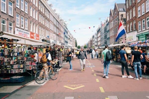 Albert Cuyp Market in Amsterdam