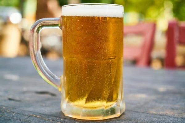 A pint of beer