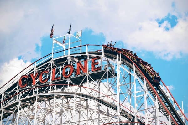 A rollercoaster
