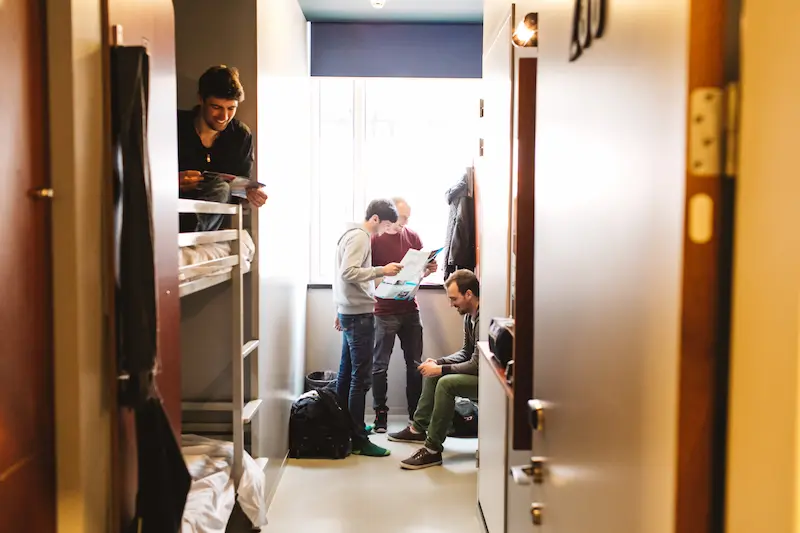 Mixed dormitory at ClinkNoord hostel, Amsterdam