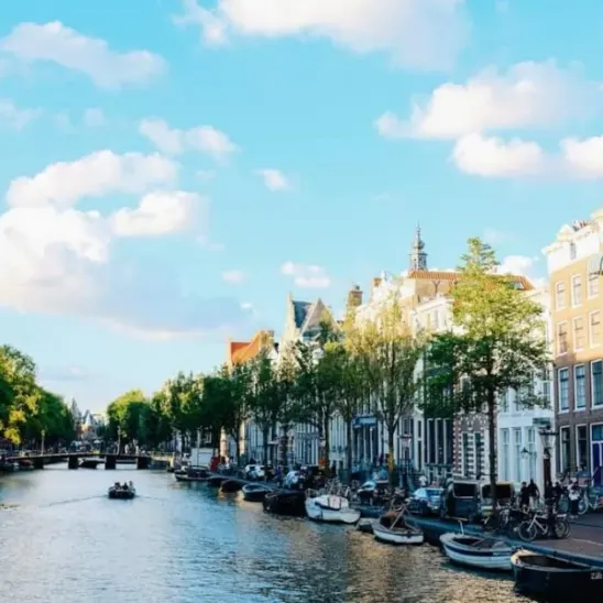 Canals in Amsterdam City Centre