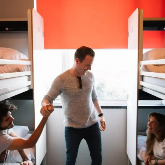 Room types at Clink Hostels