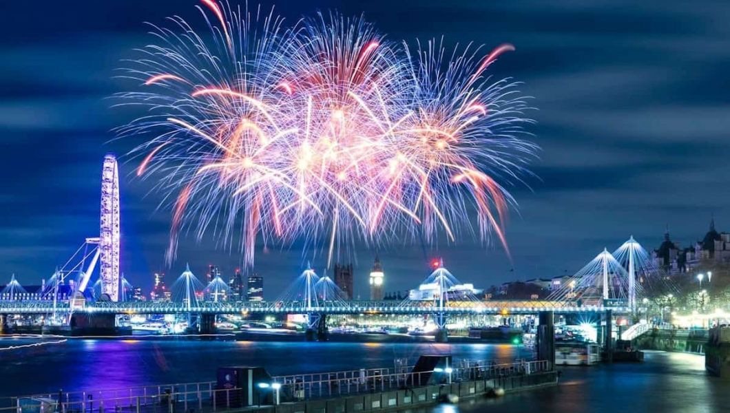 New Year's Eve Fireworks in London
