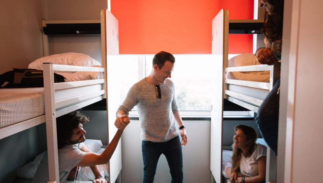 Room types at Clink Hostels