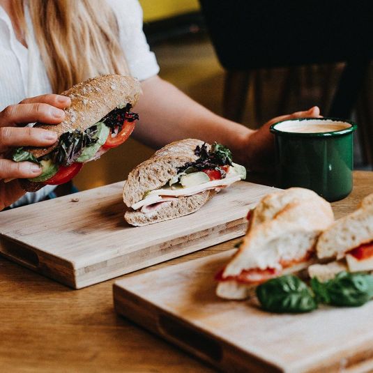 Tasty sandwiches at Clink